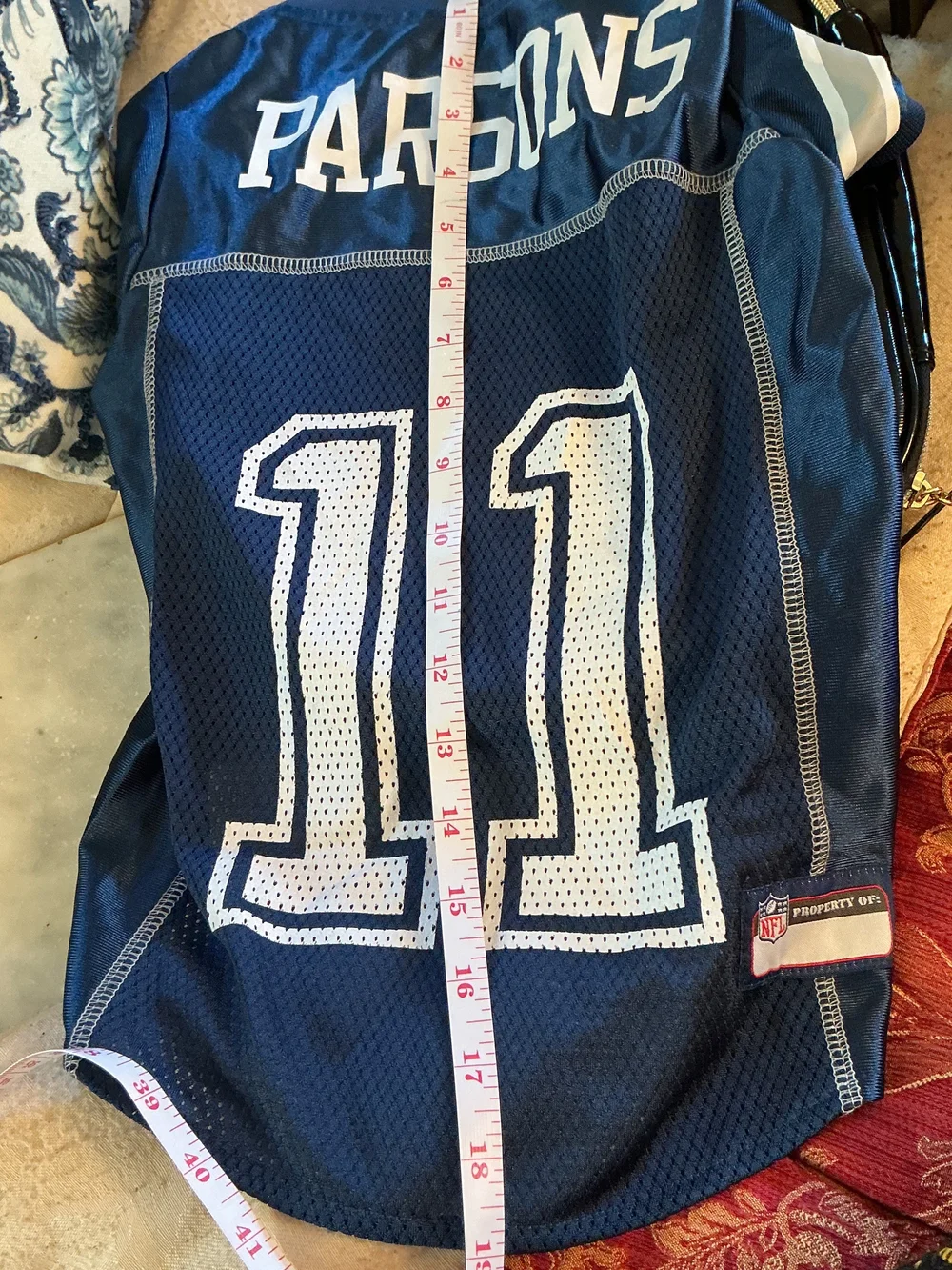 NFL Dallas Navy and White Pet Football Jersey #11